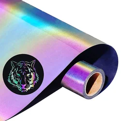 Reflection Htv Rainbow HTV Heat Transfer Vinyl Bundle Reflective Vinyl for T-Shirt Glow in The Dark