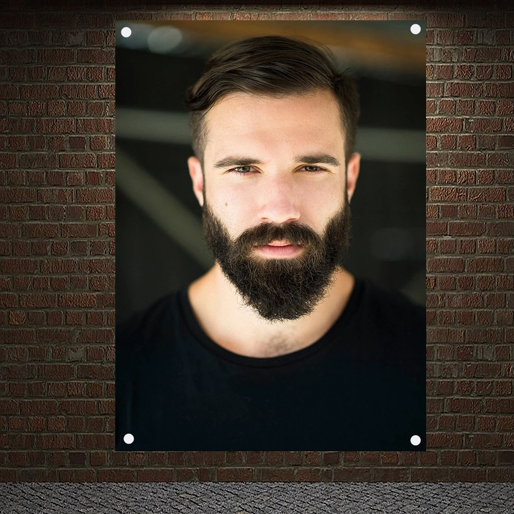 

Best MESSY HAIRSTYLES FOR MEN Barber Shop Decor Wall Sticker Haircut Beard Posters Banner & Flag Wall Chart Flag Canvas Painting