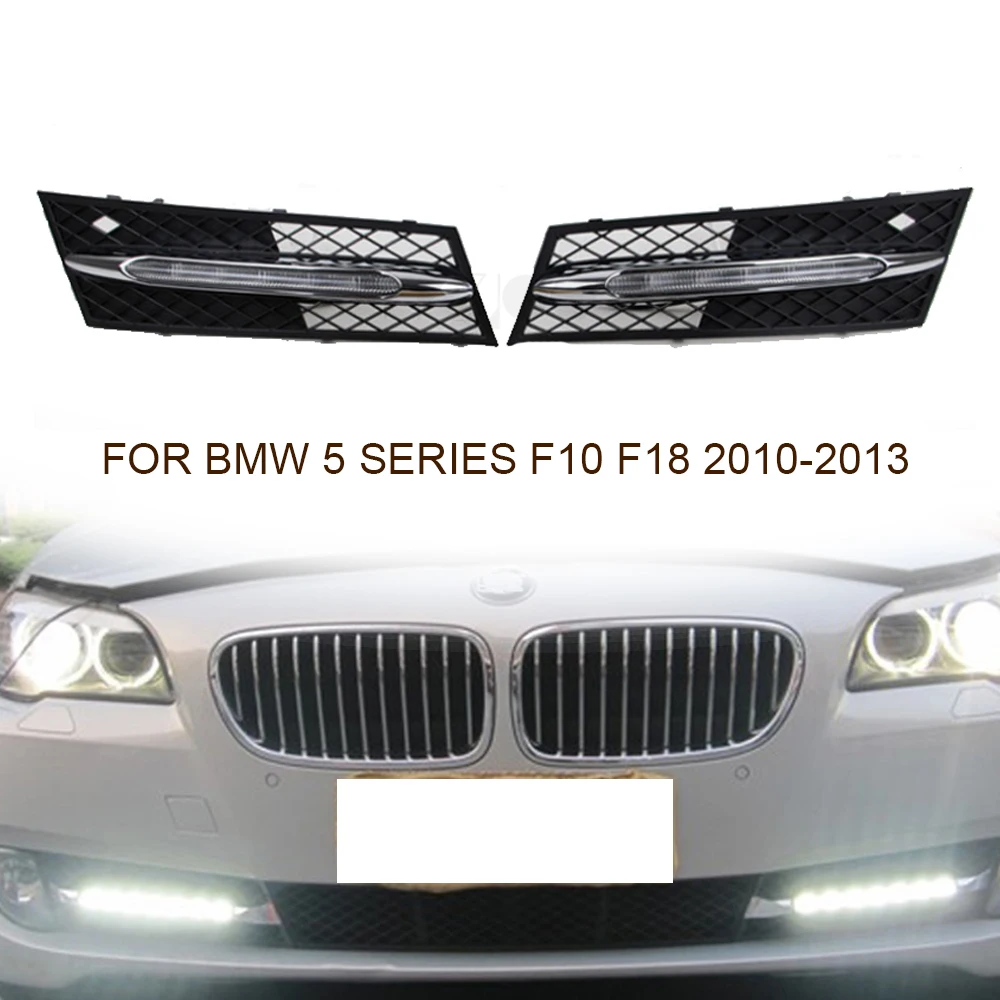 car styling car style Led Daytime Running Lights Fog Lamp For Bmw 5 Series GT F10 F18 535i/550i/520i/525i/530i 2009 2010 -2013