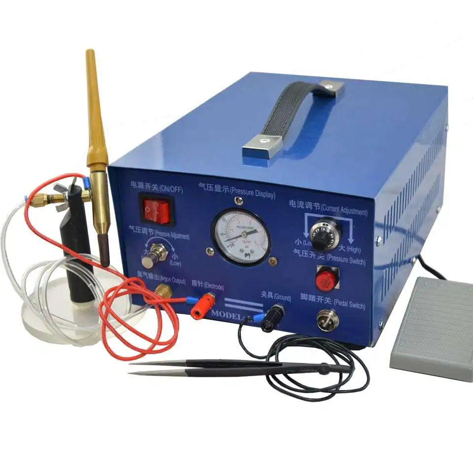 Stainless Steel Spot Laser Welding Machine Automatic Numerical Control Touch Pulse Argon Arc Welder for Soldering Jewelry