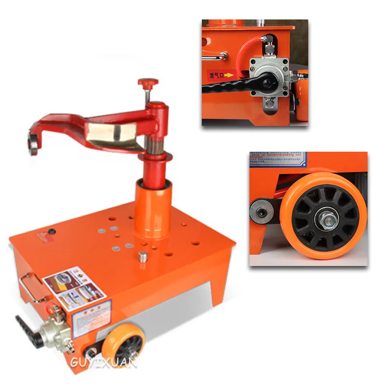 380V Electric Tyre Raking Machine Vacuum Tyre Changer Truck Tyre Changer Electric Mobile Tyre Repair Tool Send Wheels