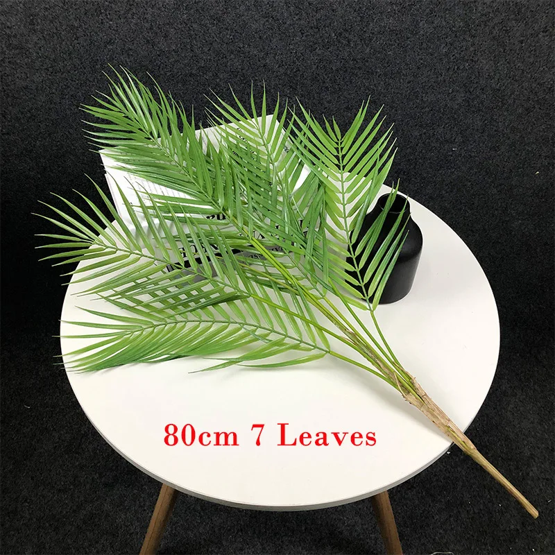 125 cm große künstliche Palme, tropische Pflanzen, Zweig, Kunststoff, künstliche Blätter, grüne Monstera, für Haus, Garten, Raumdekoration – Detail 13