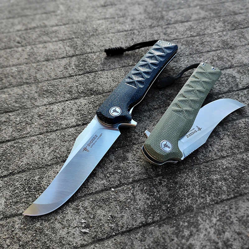 SHOOZIZ 14C28N стальной тактический складной нож льняная ручка Miktar шариковый подшипник для кемпинга самообороны Карманный охотничий инструменты для чистки овощей и фруктов