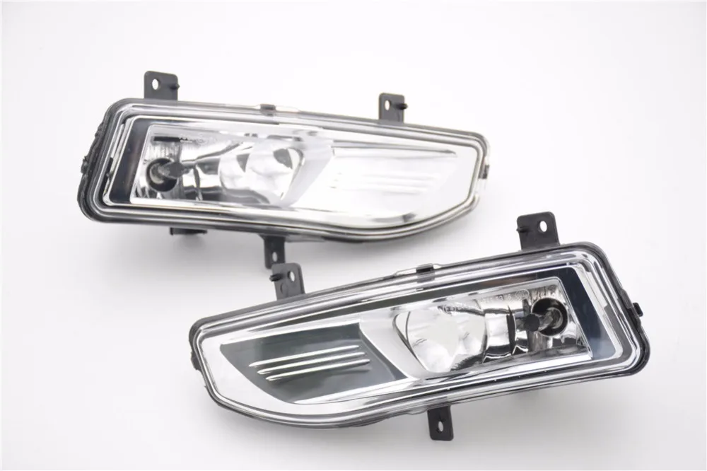 1Pair Front Bumper Driving Spot Fog Lamps Lights With Bulbs Clear lens For NISSAN X-TRAIL 2018