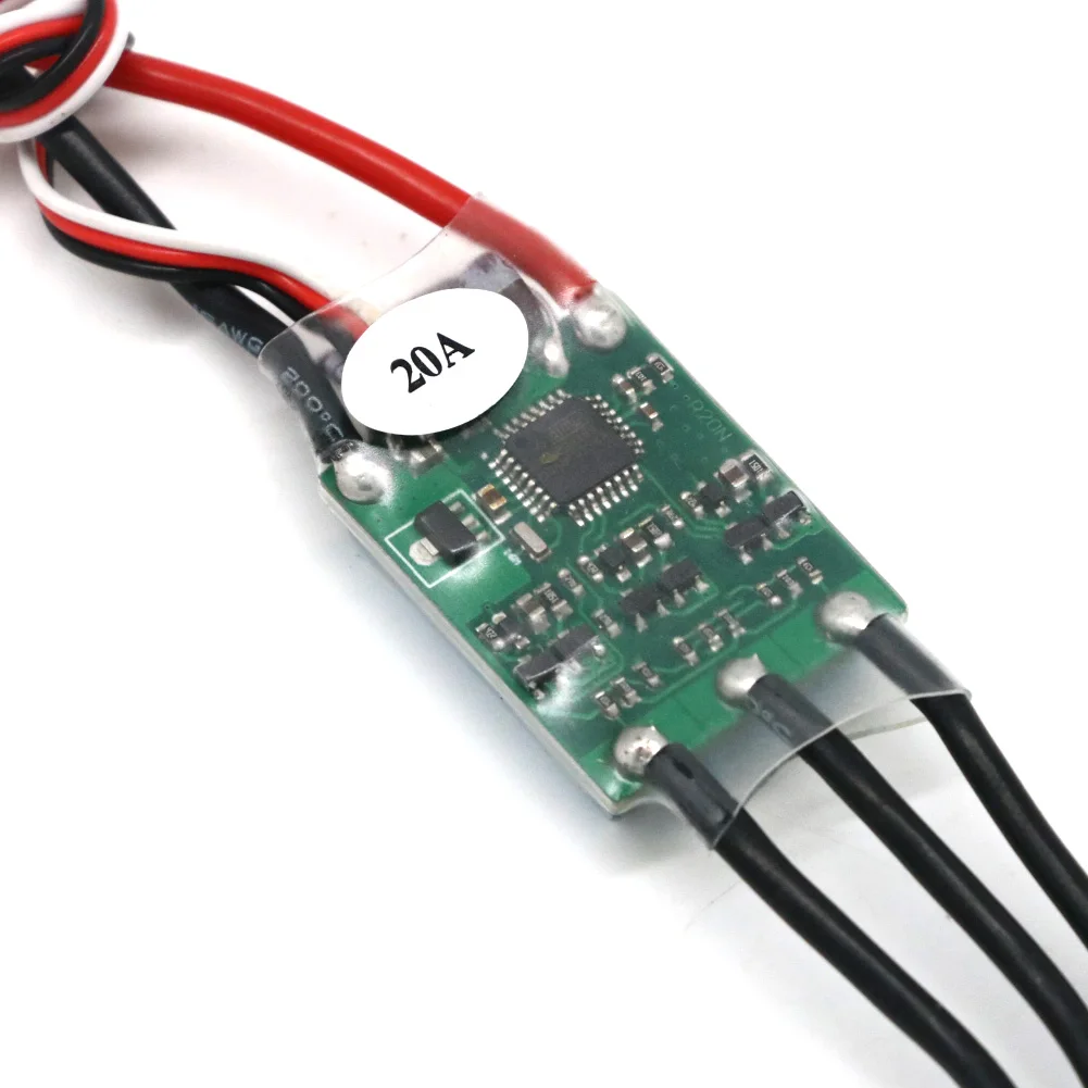 U-Angel-1988 RC 2-3S ESC 6A 8A 10A 12A 15A 20A 30A 40A Elektronischer Geschwindigkeitsregler ESC mit 5V UBEC für RC Multicopter Flugzeug 8