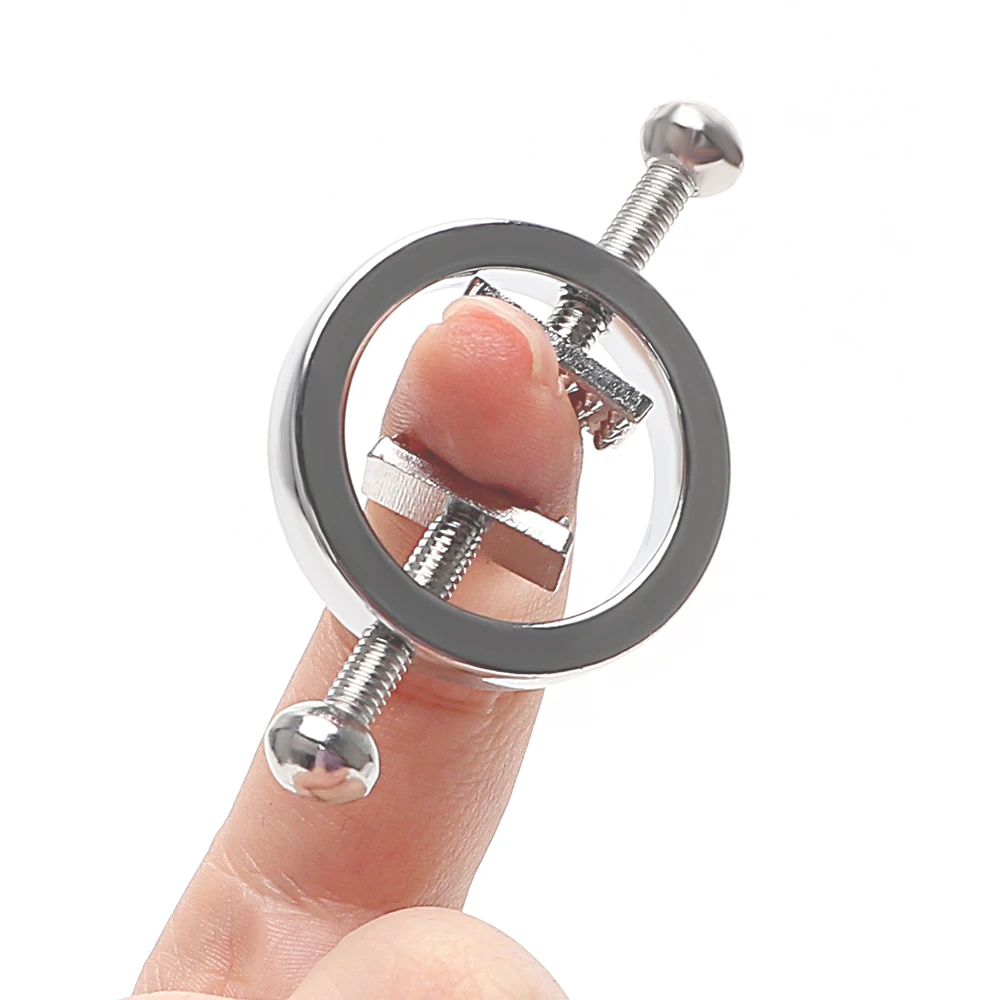 Metal Nipple Clamps Clitoral Clips Bondage Set Sex Toys For Women Couple Tools Adults Games Erotic Products Harness Accessories