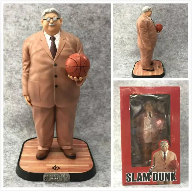 Slam Dunk Action Figure coach  Anzai Sensei PVC SlamDunk Figure Statue Collectible Model Toy 21cm