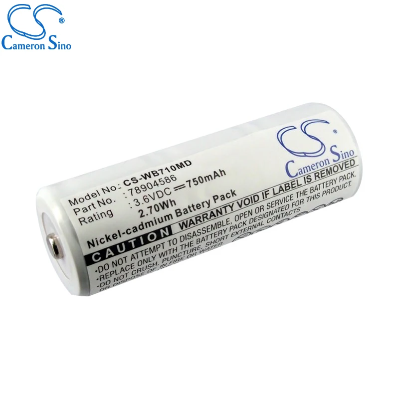 CameronSino Battery for Cardinal Medical CJB-191 fits Welch-Allyn 78904586 18200 Medical Replacement battery 750mAh/2.70Wh 3.60V