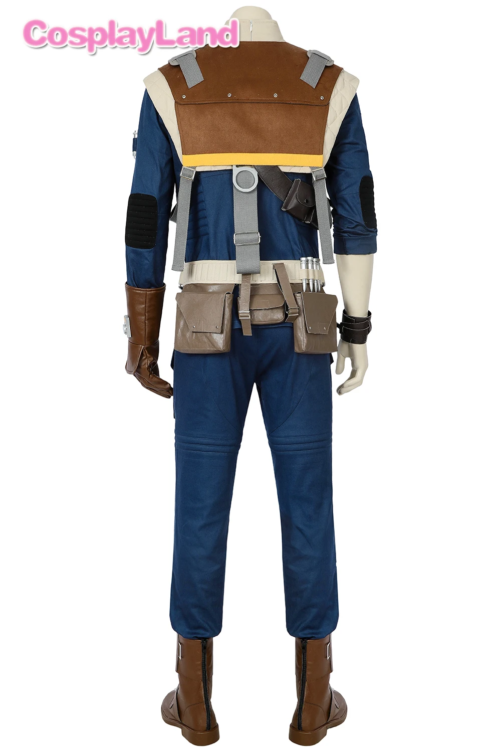 StarWars Jedi Fallen Order Cal Kestis Cosplay Costume Halloween Party Costumes Super Men Battle Suit Costume