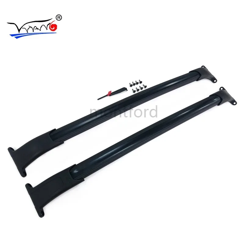 

Car Styling For Cadillac Escalade Chevy 2015-2019 Aluminum Alloy Side Bars Cross Rails Roof Rack Luggage Carrier Rack 2Pcs