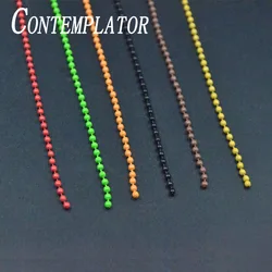 CONTEMPLATOR 5pcs Dia. 2.4mm Colorful Bead Chain Eyes Fly Tying Materials 8colors Light Weight Fish Eyes For Streamer Nymphs