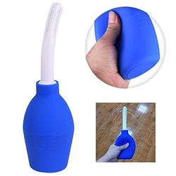 WETIPS Travel Rectal Enema Pear Ducha Syringe Bulb Sprayer Anus Portable Poire Lavement Anus Cleansing annal shower Bidet Clean