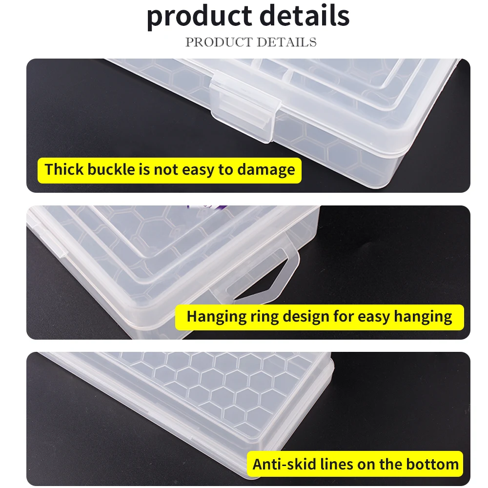 LUXIANZI Plastic Storage Box For Electric soldering iron Metal Parts Multifunctional Storage Tool Organizer Plastic Case