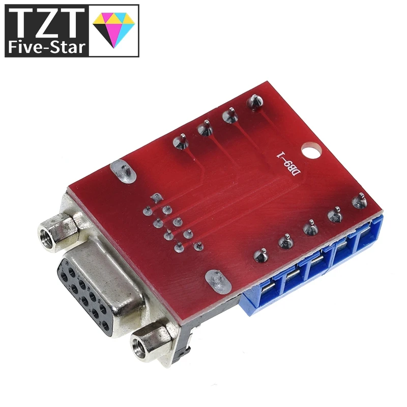 1/3 Stück DB9 Stecker-Buchse-Adapter Signalanschlussmodul RS232 Seriell-zu-Anschluss DB9-Stecker – Detail 8