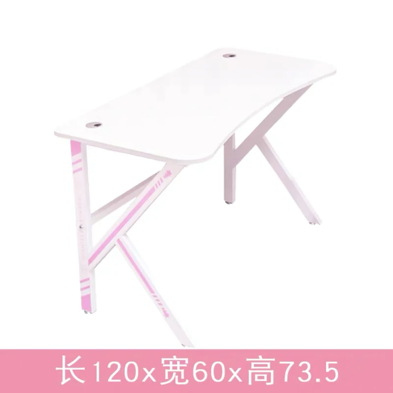 White computer desk home desktop game e-sports table anchor live computer desk modern minimalist learning desk