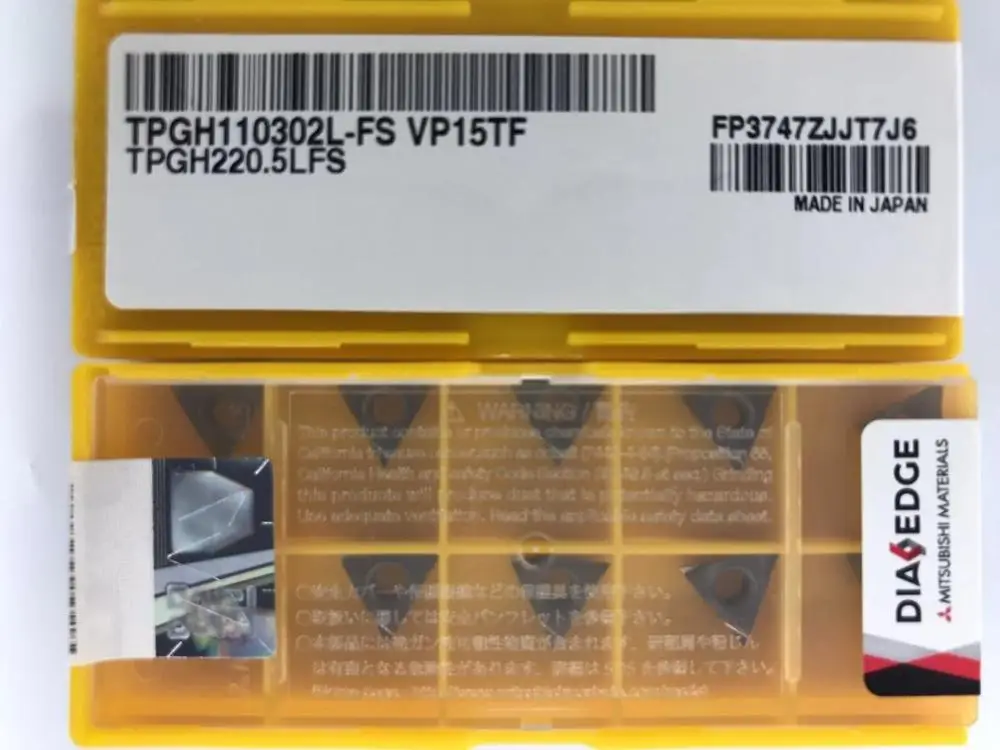 

TPGH 110302 L-FS VP15TF 10pcs original Turning insert DIAEDGE