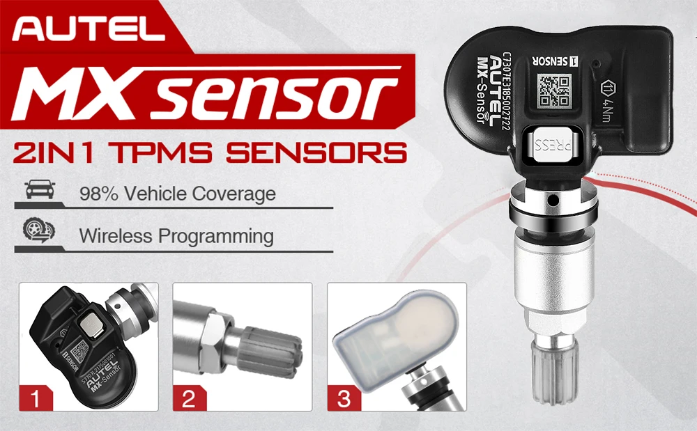 Autel MaxiTPMS ITS600E TPMS Neuestes Sensor-Programmiergerät Aktivieren/Neueinlernung Aller Sensoren mit 4 Reset-Funktionen – Detail 8