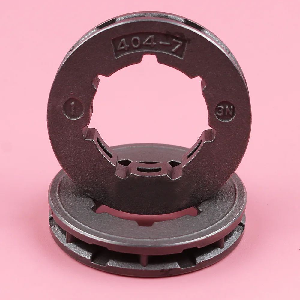 2 개/몫 스프로킷 림 Husqvarna 181 185 2100 2101 281 285 288 298 385 394 394XP 395XP 전기 톱 .404 피치 7 치아 ID 22mm