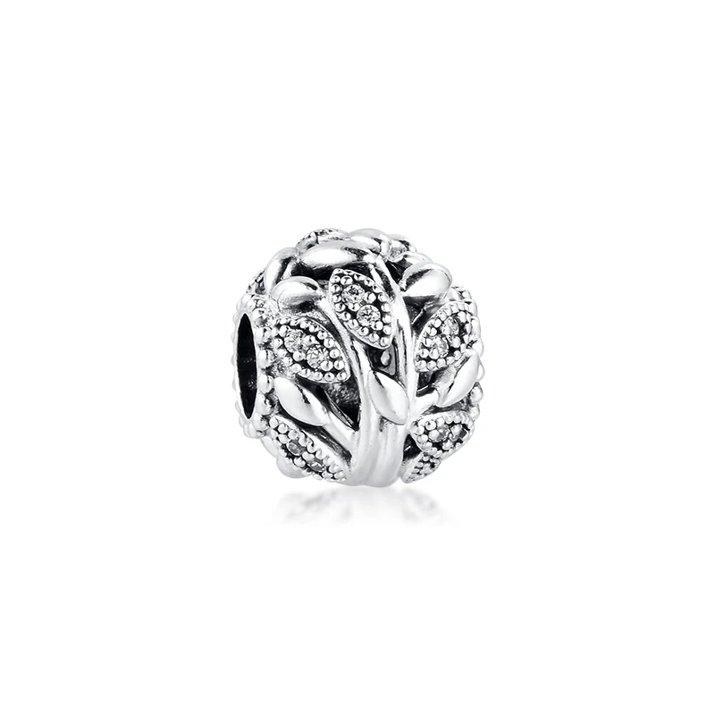 Openwork Family Tree Charm Fits Orignal Bracelets Woman DIY beads for jewelry making Silver kralen voor sieraden maken