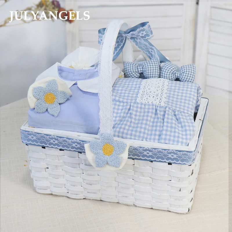 TT Newborn Clothes Spring and Summer Suit Newborn Baby Pure Cotton Princess Clothing Free Baby First Month Old 100 Days Old High