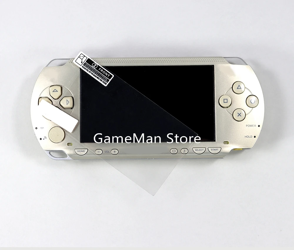 OCGAME-cubierta protectora de pantalla transparente, película protectora de paño limpio para PSP 1000, 2000, 3000, 2 juegos por lote