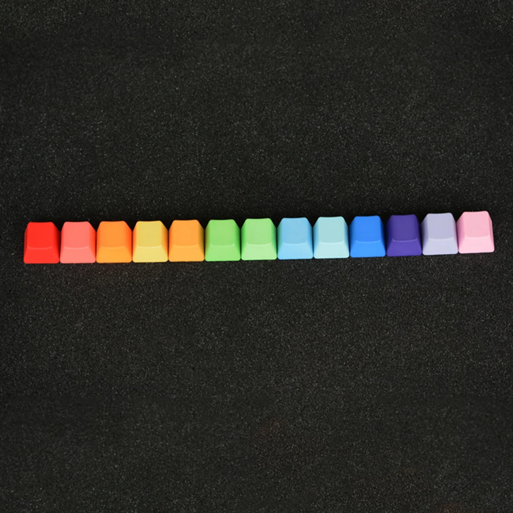 Colorful Keycaps For Cherry Mx Switch Mechanical Keyboard R1 R2 R3 R4 OEM Profile PBT Blank Key Cap 1X 1.25X 1.5X 1.75X 2.25X 2X