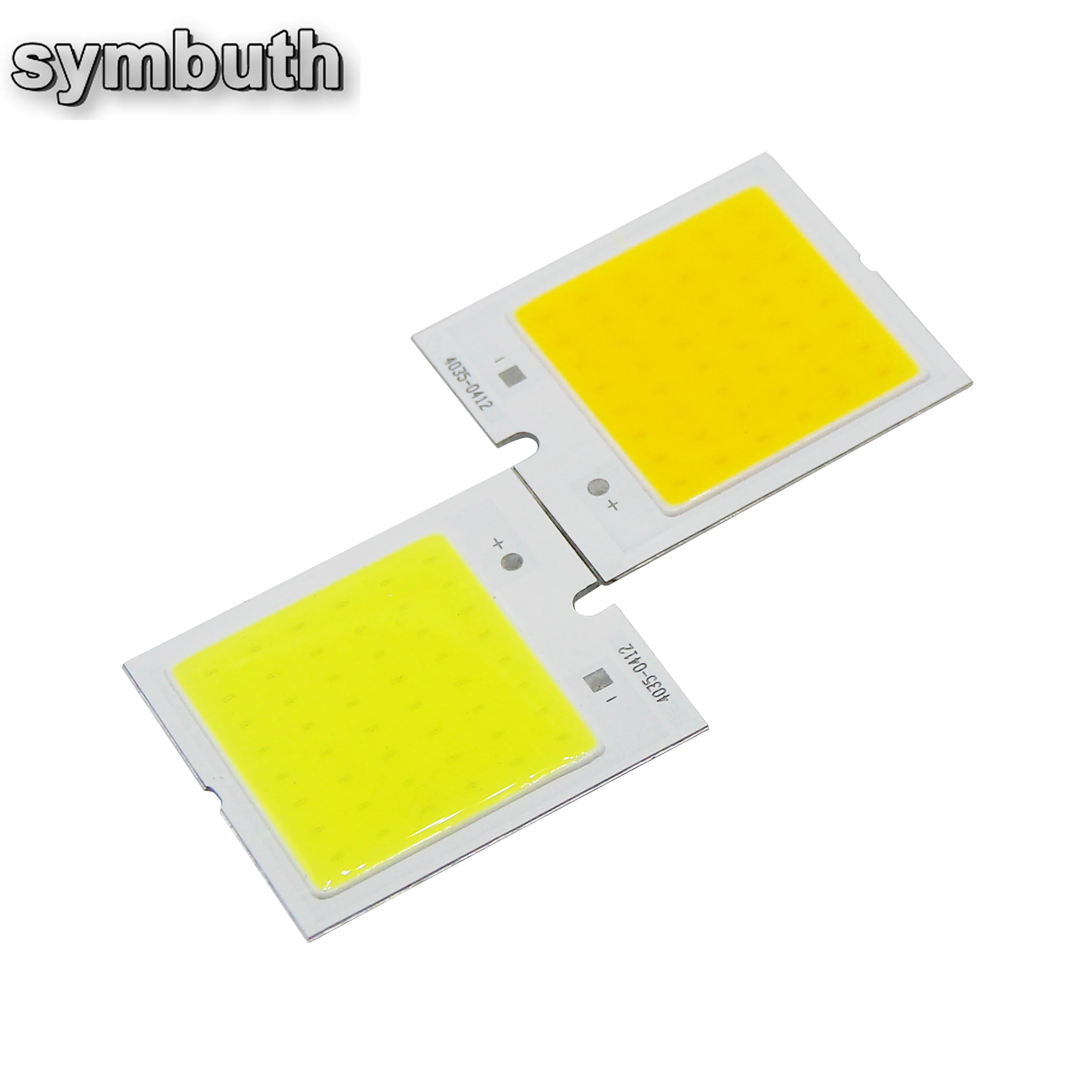 Sorgente luminosa quadrata a LED COB 40*35mm DC 12V 6W Cob Led Board lampadina bianca fredda calda per luci notturne fai da te lampada di moda