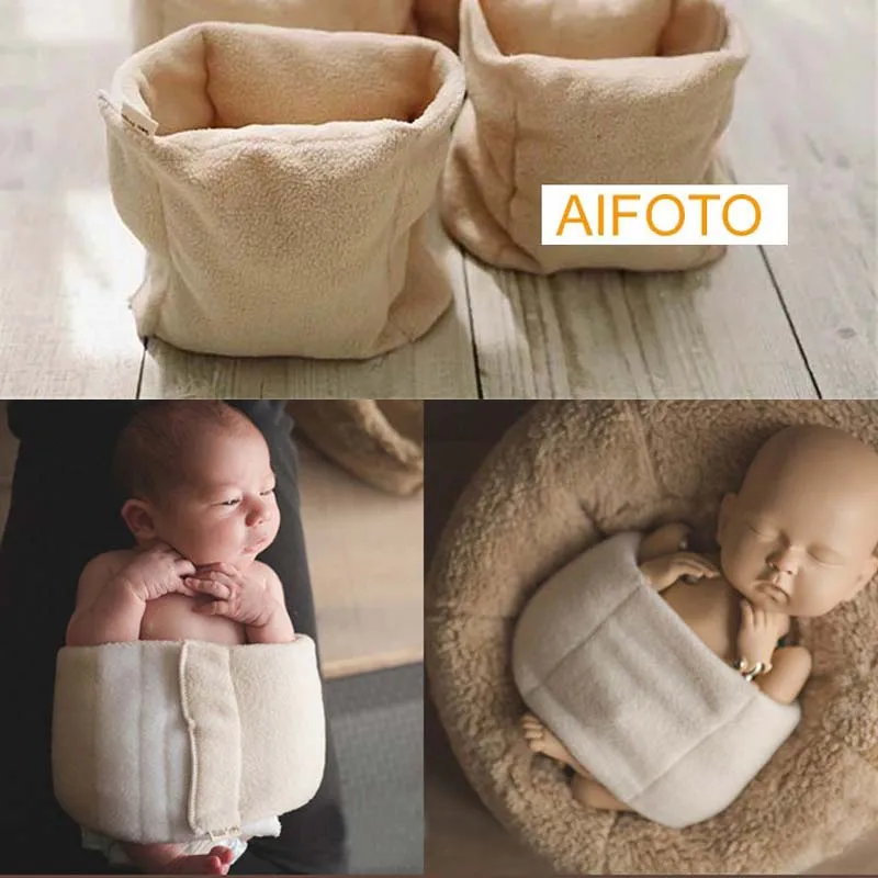 Accessoires de photographie pour nouveau-né, enveloppes de pose pour bébé, pose professionnelle, outils ronds pour studio photo, séance photo pour