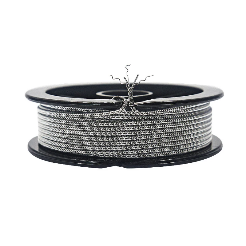 โจรสลัด COIL Ni80 Spaced Staple สายไฟความร้อน Atomizer 316ขดลวดเครื่องมือ DIY Vape Core ปากกาอุปกรณ์เสริมลวด