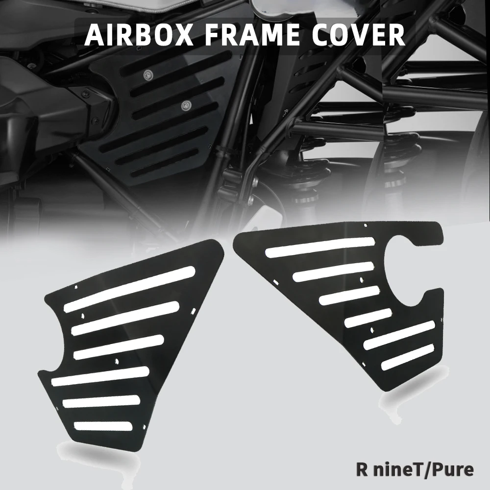 

R NINE T Airbox Side Cover For BMW R NINET Pure Racer Scrambler Side Guard Infill Panels Frame Protector Fairing Airbox Cover