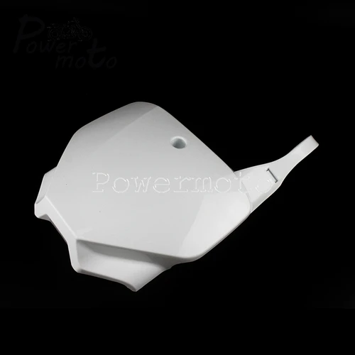 Imagen 2 del producto Placa de matrícula delantera de plástico ABS, placa blanca con nombre para Honda CRF150F, CRF230F, CRF 150, 230, 2003-2019, Dirt Pit Bike