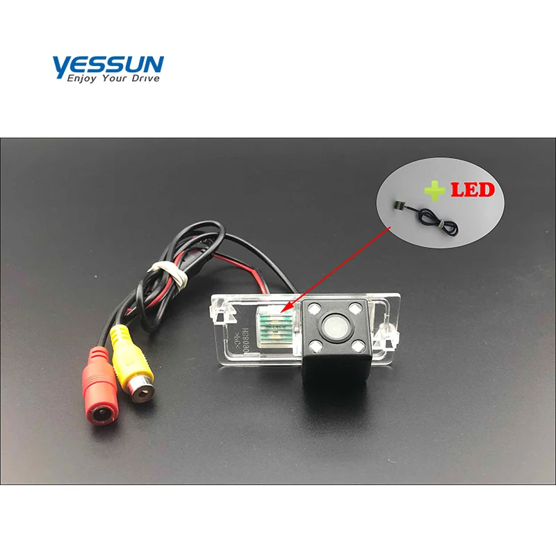 Yessun rear camera For Chery A3 J3 M11 2008-2015 nightvision vehical backup camera/license plate camera housing