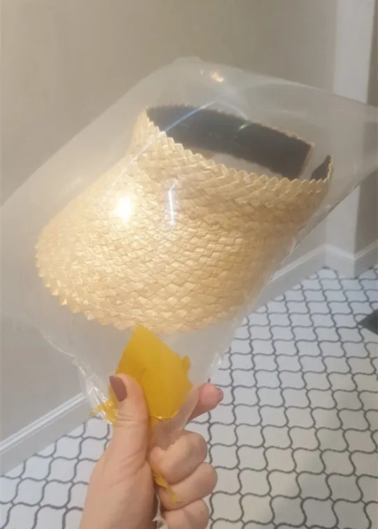 Luxury women casual raffia Sun visor cap Holiday outdoor beach caps UV protection Floppy hats Summer lady Straw hats