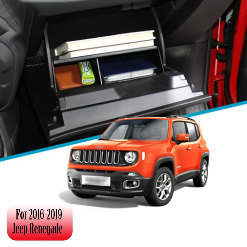 Separate DesignCar Glove ABS Hight Temperature Resistance Co-pilot Glove Storage Partition For JEEP Renegade