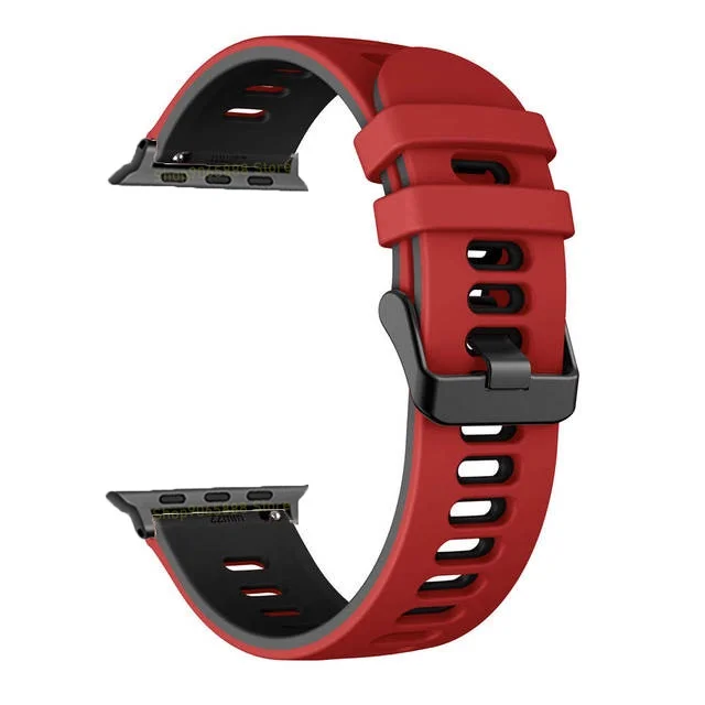 Für Apple Uhr 7 6 5 4 3 2 1 Strap 45mm 44mm 41mm Sport Silikon Strap quick Release Armband 38mm 40mm 42mm