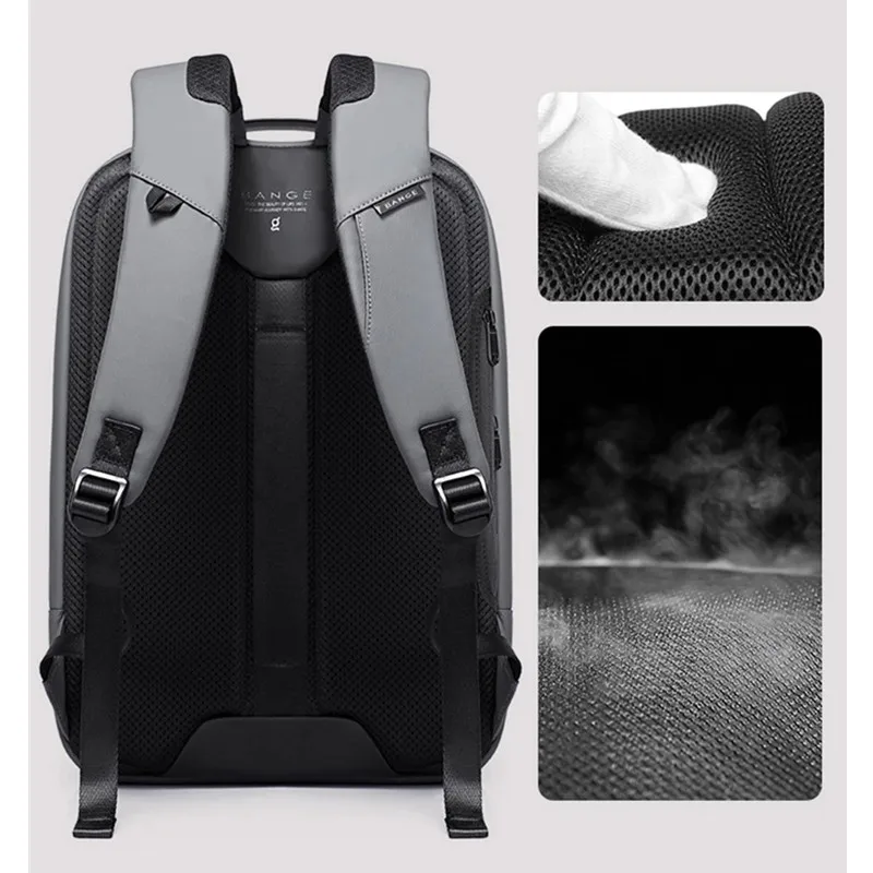 BANGE New Men Anti Theft Waterproof Laptop Backpack 15.6 Inch Daily Work Business Backpack School back pack mochila for Men