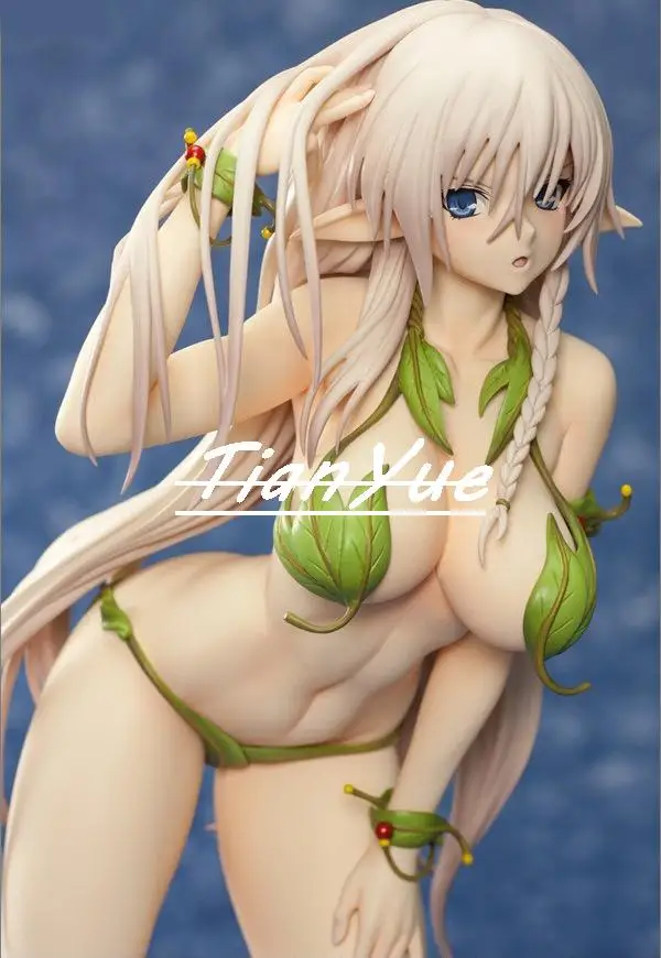 Anime Game Queen's Blade Alleyne Leaf Suit Version Girls Pvc Figure Model Toys