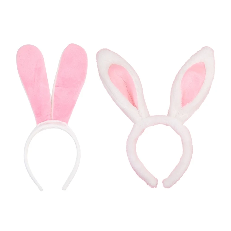 

Cartoon Animal Headbands Soft Plush Bunny Ears Hairband Cute Hair Accessories Cosplay Party Creatures Theme Costume