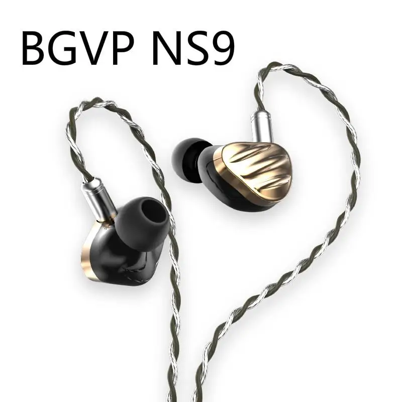 

BGVP NS9 Knowles Sonion 7BA+2DD Hybrid Custom Subwoofer In Ear HIFI Music Monitor Audiophile Musician MMCX Earphones Earplugs