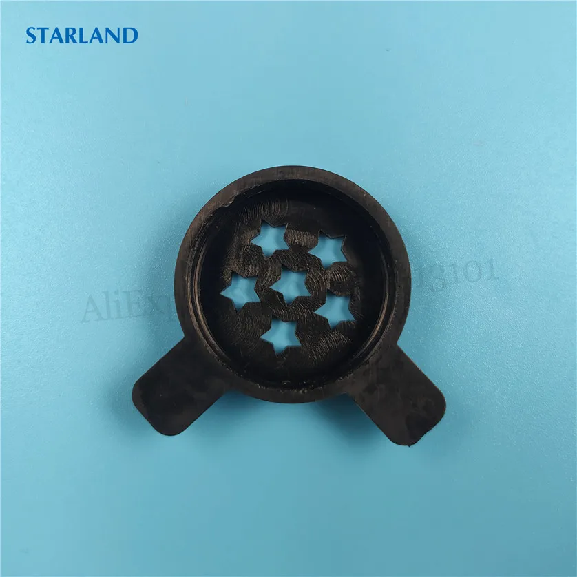 3 черных колпачка для моделирования, запасная часть крышки в форме маленьких звезд для замены машины для мягкого мороженого, внутренний диаметр 28 м