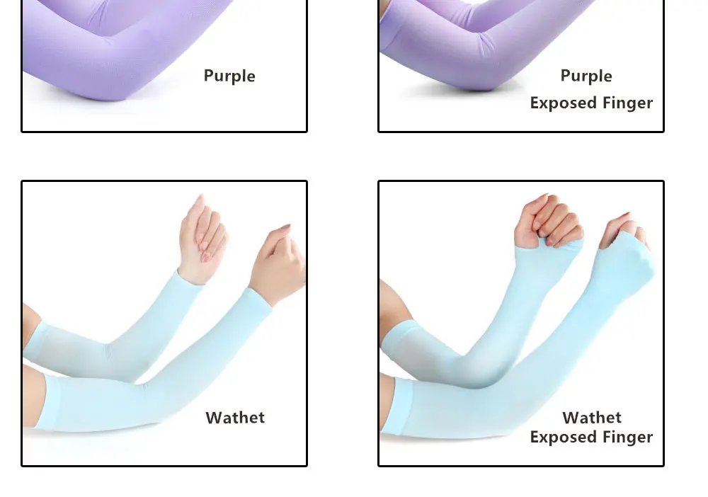 Armstulpen Wärmerschoner Sport-Ärmel Sonnenschutz UV-Schutz Handabdeckung Kühlende Wärmer für Laufen Basketball Radfahren Ski Mangas Para Brazo – Detail 9
