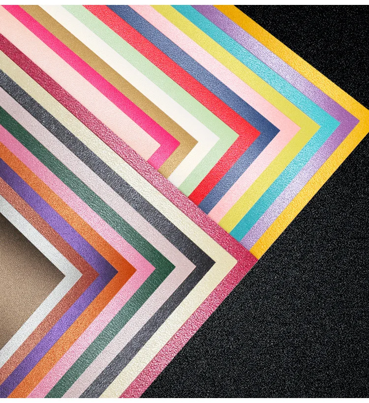 A4 kolor perłowy papier prezent opakowanie rzemieślnicze Origami papieru dwustronne kart papieru DIY karton