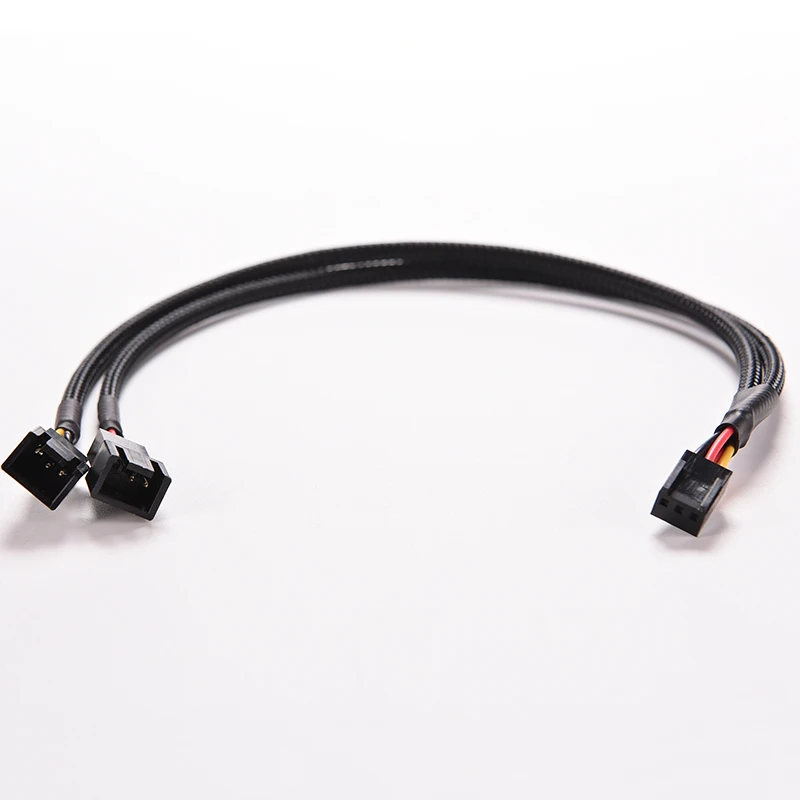 Y-splitter femmina a 3Pin a doppia scheda madre maschio a 2 Pin adattatore per cavo di alimentazione PC Computer Case Fan Connect Wire Splitter converti