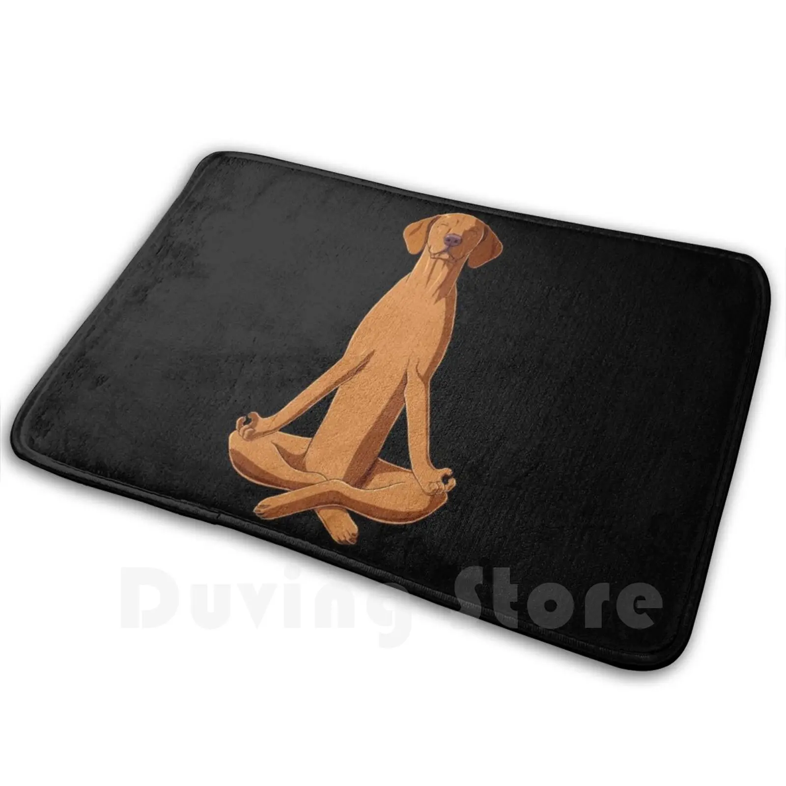 Dog Hungarian Vizsla Meditate Carpet Mat Rug Cushion Soft Non-Slip Dog Hungarian Vizsla Animal Lover Pets Purebred Dog