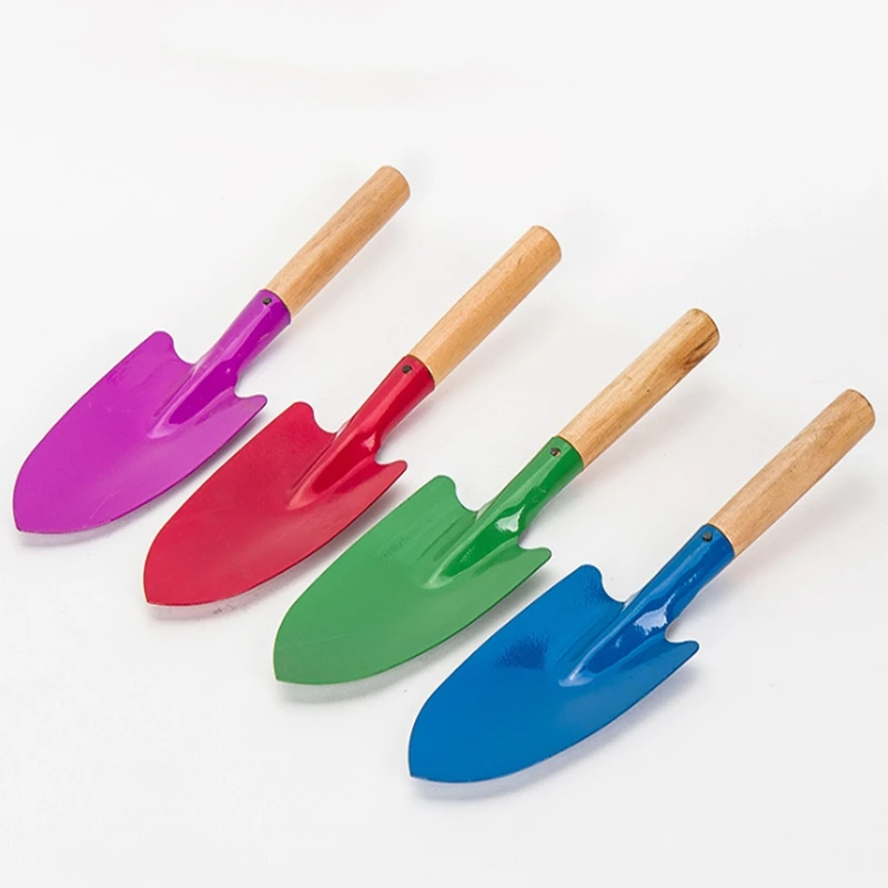 

Mini Gardening Shovel Colorful Metal Small Shovels Garden Spade Hardware Digging Tools Kids Spade Tool