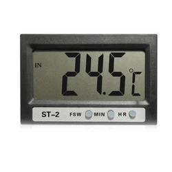 Digital LCD Aquarium Thermometer Waterproof Fish Tank Sensor with Probe Temperature Sensor Measuring Tool with Suction