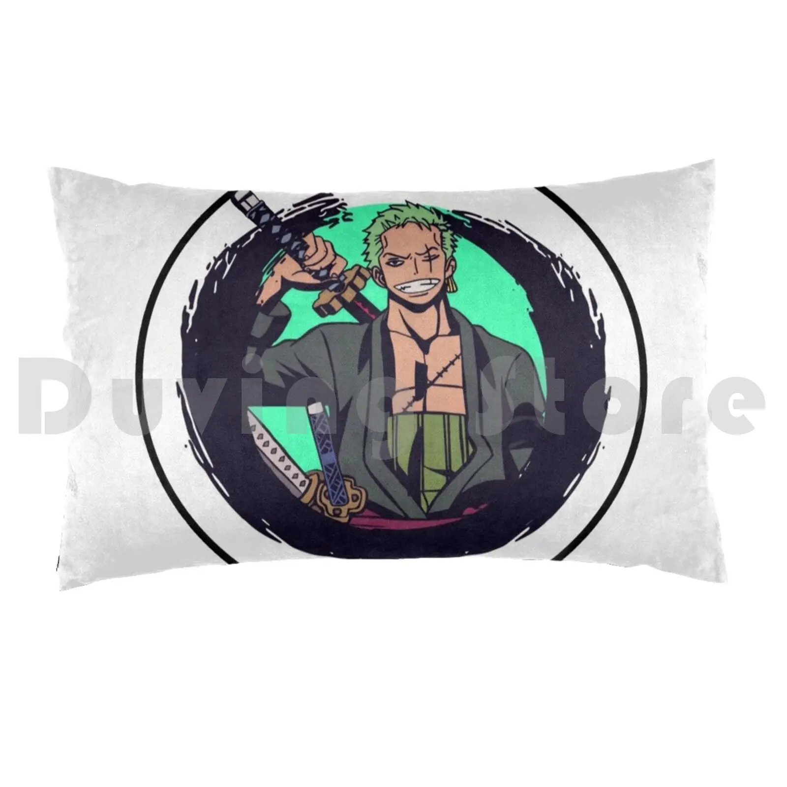 Roronoa Zoro Pillow Case 20*30 Inch Roronoa Zoro Mugiwara Anime Manga