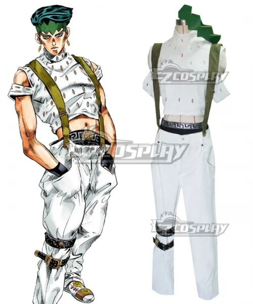 

Diamond Is Unbreakable Rohan Kishibe Party Christmas Halloween Suit Adult Christmas Carnival Outfit Suit Cosplay Costume E001