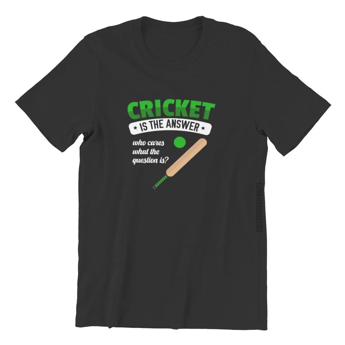 Cricket Is The Answer Design For A Cricket Bowler Unisex Baseball T-Shirt Anime New Unisex Men T Shirt Design Fashionable