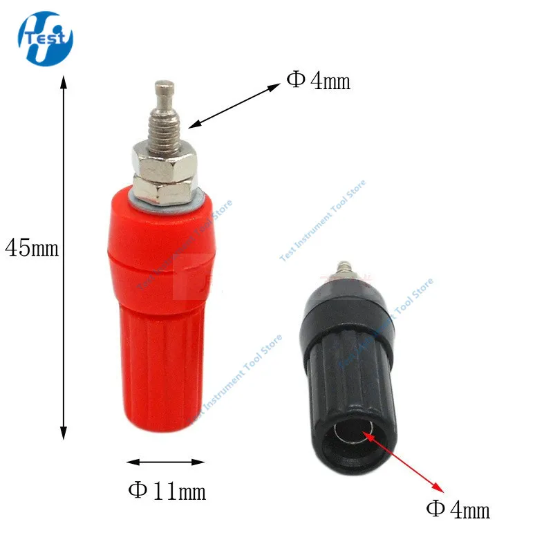 10PCS Binding Post FOR Speaker 4mm Banana Plug Test probe Conversion ADAPTER
